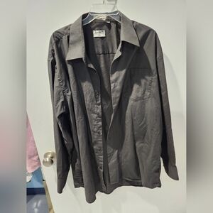 Men's Classic Black Dress Shirt